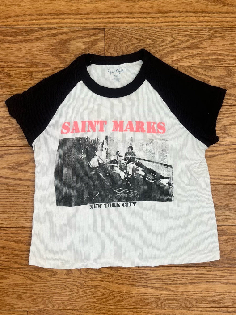 Brandy Melville "SAINT MARKS" Baby Tee